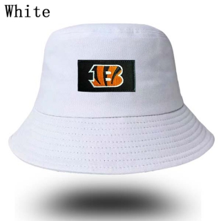 Unisex NFL Cincinnati Bengals New Era Buket Hat White 9006