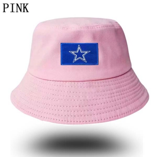 Unisex NFL Dallas Cowboys New Era Buket Hat Pink 9004