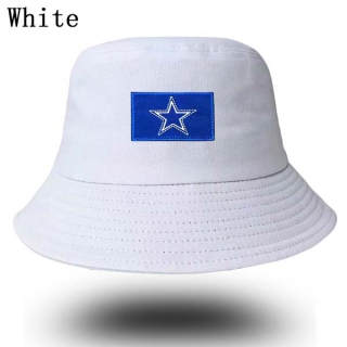Unisex NFL Dallas Cowboys New Era Buket Hat White 9006