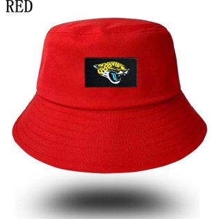 Unisex NFL Jacksonville Jaguars New Era Buket Hat Red 9005
