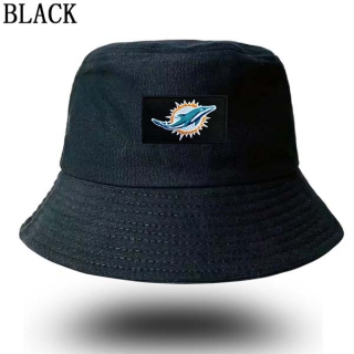 Unisex NFL Miami Dolphins New Era Buket Hat Black 9002