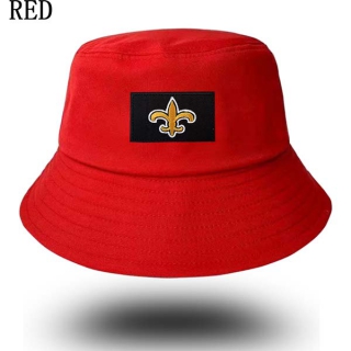 Unisex NFL New Orleans Saints New Era Buket Hat Red 9005