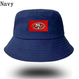 Unisex NFL San Francisco 49ers New Era Buket Hat Navy 9003