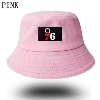 Unisex NBA Philadelphia 76ers New Era Buket Hat Pink 9004