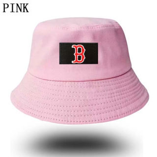 Unisex MLB Boston Red Sox New Era Buket Hat Pink 9004