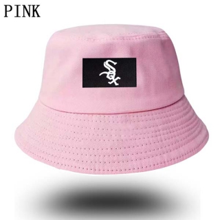 Unisex MLB Chicago White Sox New Era Buket Hat Pink 9004
