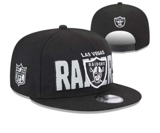 NFL Las Vegas Raiders New Era Black 2023 NFL Draft 9FIFTY Snapback Hat 3070