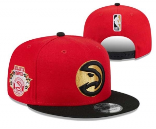 NBA Atlanta Hawks New Era Red Black Gameday Gold Pop Stars 9FIFTY Snapback Hat 3017
