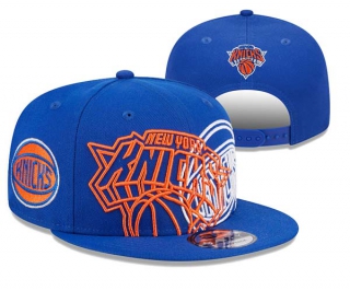 NBA New York Knicks New Era Blue Game Day Hollow Logo Mashup 9FIFTY Snapback Hat 3028