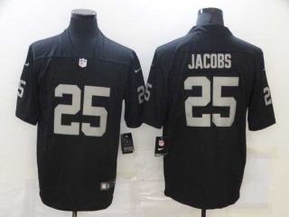 Men's Las Vegas Raiders #25 Josh Jacobs Black Vapor Untouchable Stitched NFL Nike Limited Jersey