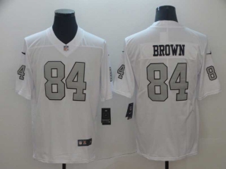 Men's Las Vegas Raiders #84 Antonio Brown White Vapor Untouchable NFL Nike Limited Jersey