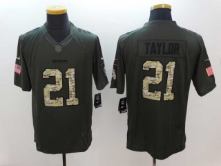 Men's Washington Commanders #21 Sean Taylor Olive Camo Vapor Untouchable Stitched NFL Nike Limited Jersey