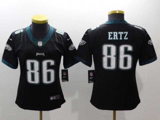 Women's Philadelphia Eagles #86 Zach Ertz Black Alternate Stitched NFL Vapor Untouchable Limited Jersey