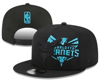 NBA Charlotte Hornets New Era Elements Black Aqua 9FIFTY Snapback Hat 2022