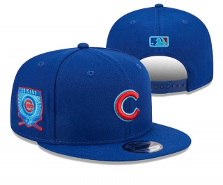 MLB Chicago Cubs New Era Royal 2023 Father's Day 9FIFTY Snapback Hat 3020