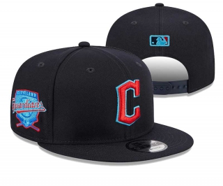 MLB Cleveland Guardians New Era Navy 2023 Father's Day 9FIFTY Snapback Hat 3012