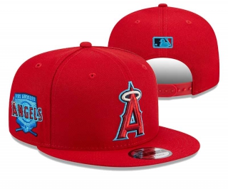 MLB Los Angeles Angels New Era Red 2023 Father's Day 9FIFTY Snapback Hat 3012