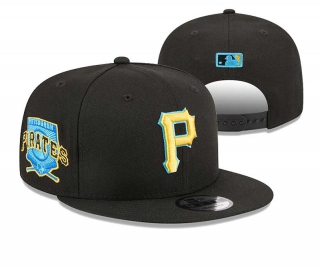 MLB Pittsburgh Pirates New Era Black 2023 Father's Day 9FIFTY Snapback Hat 3023
