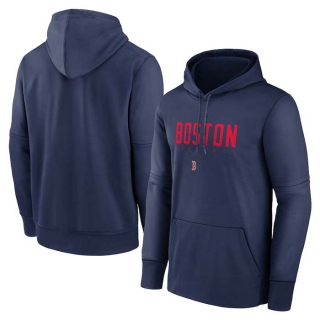 Men's MLB Boston Red Sox Nike Navy Pregame Performance Pullover Hoodie