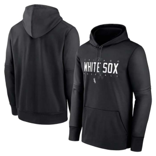 Men's MLB Chicago White Sox Nike Black Pregame Performance Pullover Hoodie