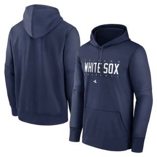 Men's MLB Chicago White Sox Nike Navy Pregame Performance Pullover Hoodie