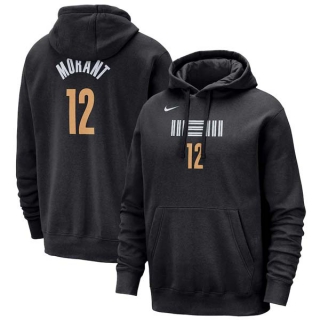 Men's NBA Memphis Grizzlies Ja Morant Nike Black 23-24 City Edition Pullover Hoodie