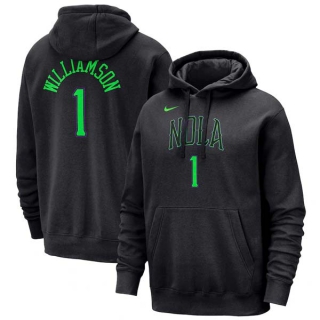 Men's NBA New Orleans Pelicans Zion Williamson Nike Black 23-24 City Edition Pullover Hoodie