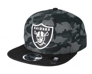 NFL Las Vegas Raiders New Era Black Mesh Overlay 9FIFTY Snapback Hat 2117