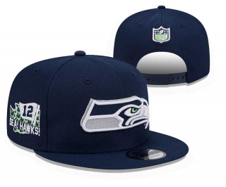 NFL Seattle Seahawks New Era Navy 2024 NFL Draft 9FIFTY Snapback Hat 3041