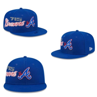 MLB Atlanta Braves New Era Royal City Connect Icon 9FIFTY Snapback Hat 2055