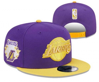 NBA Los Angeles Lakers New Era Purple Gold Gameday Gold Pop Stars 9FIFTY Snapback Hat 3108