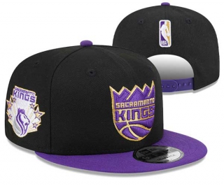 NBA Sacramento Kings New Era Black Purple Gameday Gold Pop Stars 9FIFTY Snapback Hat 3015