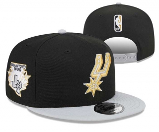 NBA San Antonio Spurs New Era Black Gray Gameday Gold Pop Stars 9FIFTY Snapback Hat 3015