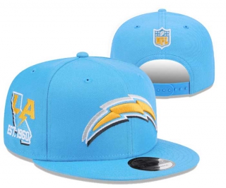 NFL Los Angeles Chargers New Era Powder Blue 2024 NFL Draft 9FIFTY Snapback Hat 3023