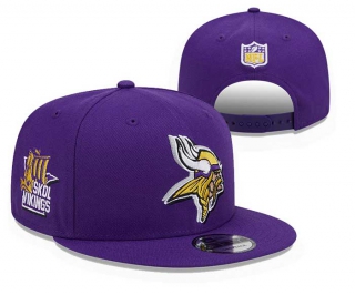 NFL Minnesota Vikings New Era Purple 2024 NFL Draft 9FIFTY Snapback Hat 3008