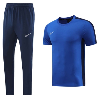 Men's Nike Training Pants T-shirt Tracksuit Royal Navy