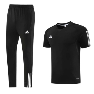 Men's Adidas Training Pants T-shirt Tracksuit Black (3)