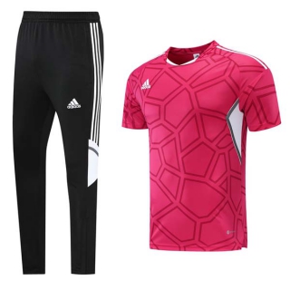 Men's Adidas Training Pants T-shirt Tracksuit Rose Black