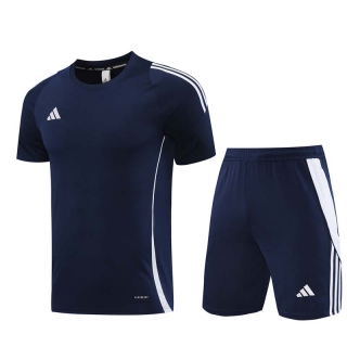 Men's Adidas Training Shorts T-shirt Tracksuit Navy (3)