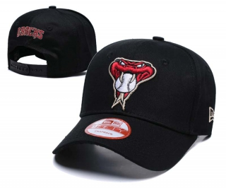 MLB Arizona Diamondbacks New Era Black Curved Brim 9FIFTY Snapback Hat 2023