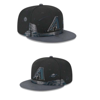 MLB Arizona Diamondbacks New Era Black Planetary 9FIFTY Snapback Hat 2024