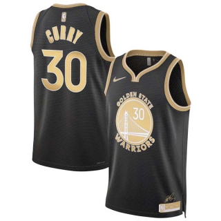 Men's NBA Golden State Warriors #30 Stephen Curry Black Select Series Nike Jersey