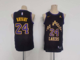 Men's NBA Los Angeles Lakers #24 Kobe Bryant Nike Black 2024 City Edition Jersey