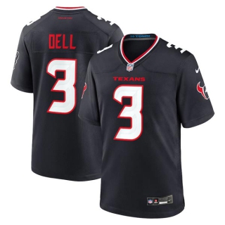 Men's NFL Houston Texans #3 Tank Dell Navy Nike 2024 Vapor F.U.S.E. Limited Stitched Jersey