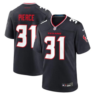 Men's NFL Houston Texans #31 Dameon Pierce Navy Nike 2024 Vapor F.U.S.E. Limited Stitched Jersey