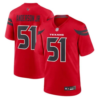 Men's NFL Houston Texans #51 Will Anderson Jr. Red Nike 2024 Vapor F.U.S.E. Limited Stitched Jersey