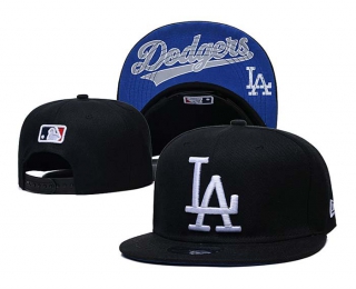 MLB Los Angeles Dodgers New Era Black 9FIFTY Snapback Hat 6055