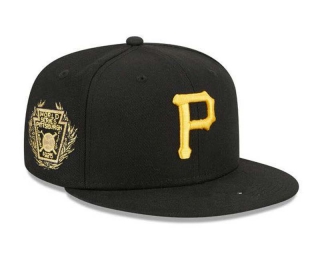 MLB Pittsburgh Pirates New Era Black 1925 World Series Patch 9FIFTY Snapback Hat 2024