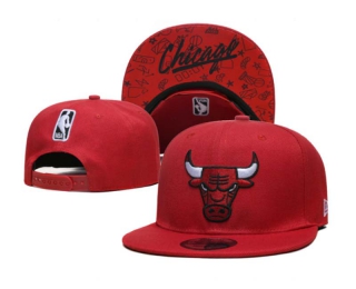 NBA Chicago Bulls New Era Red 9FIFTY Snapback Hat 6076