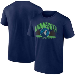 Men's NBA Minnesota Timberwolves Fanatics Navy Full Court Press T-Shirt